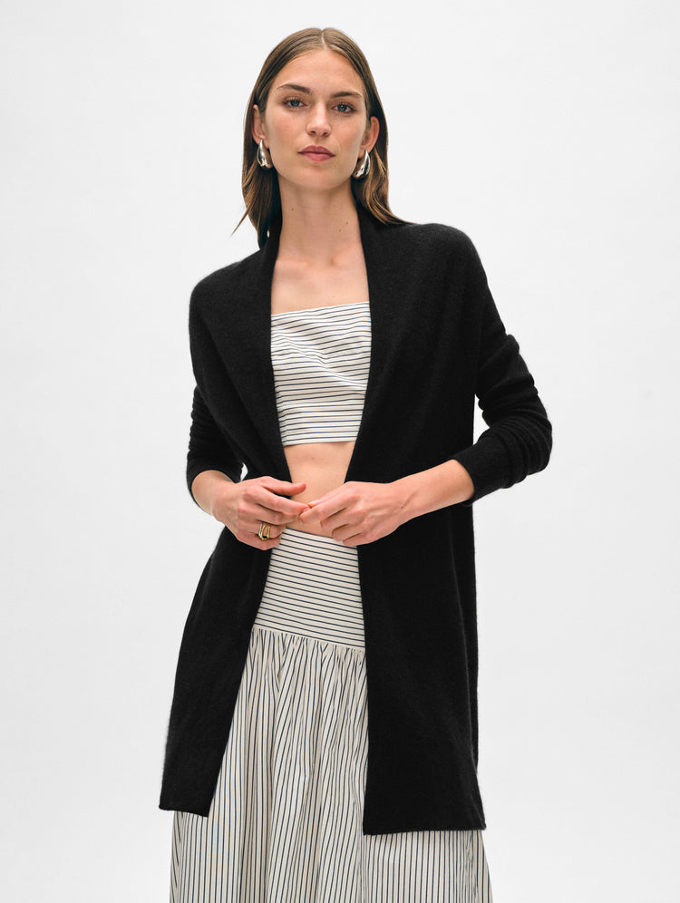 Cashmere Trapeze Cardigan