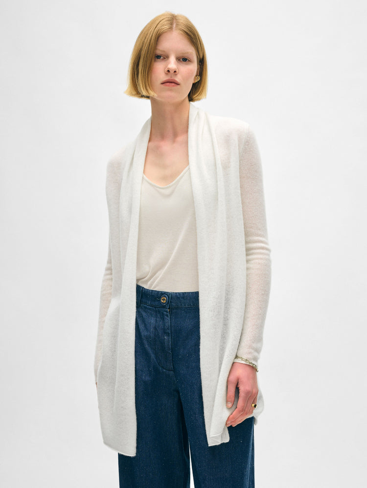 Cashmere Trapeze Cardigan