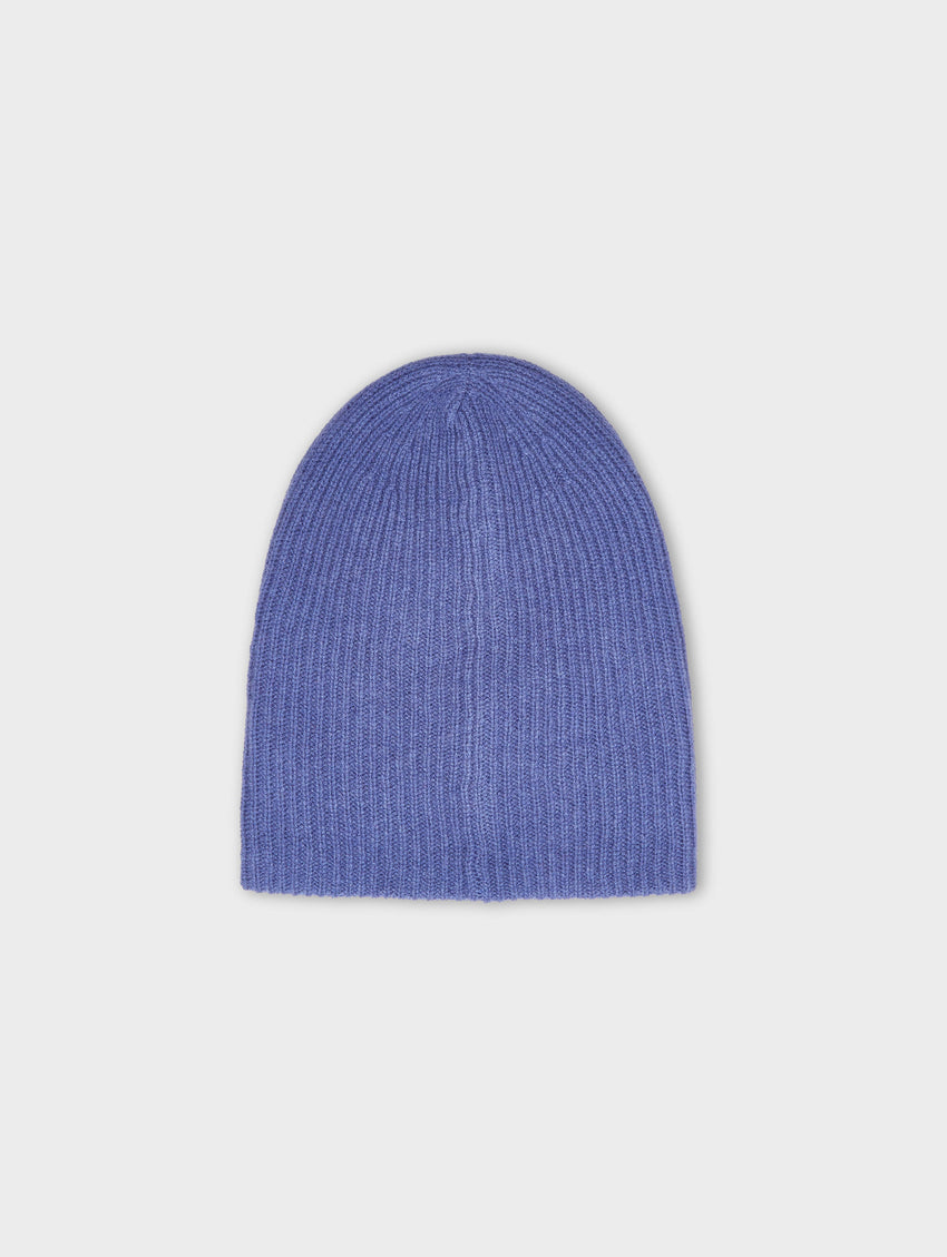 Cashmere Plush Rib Beanie