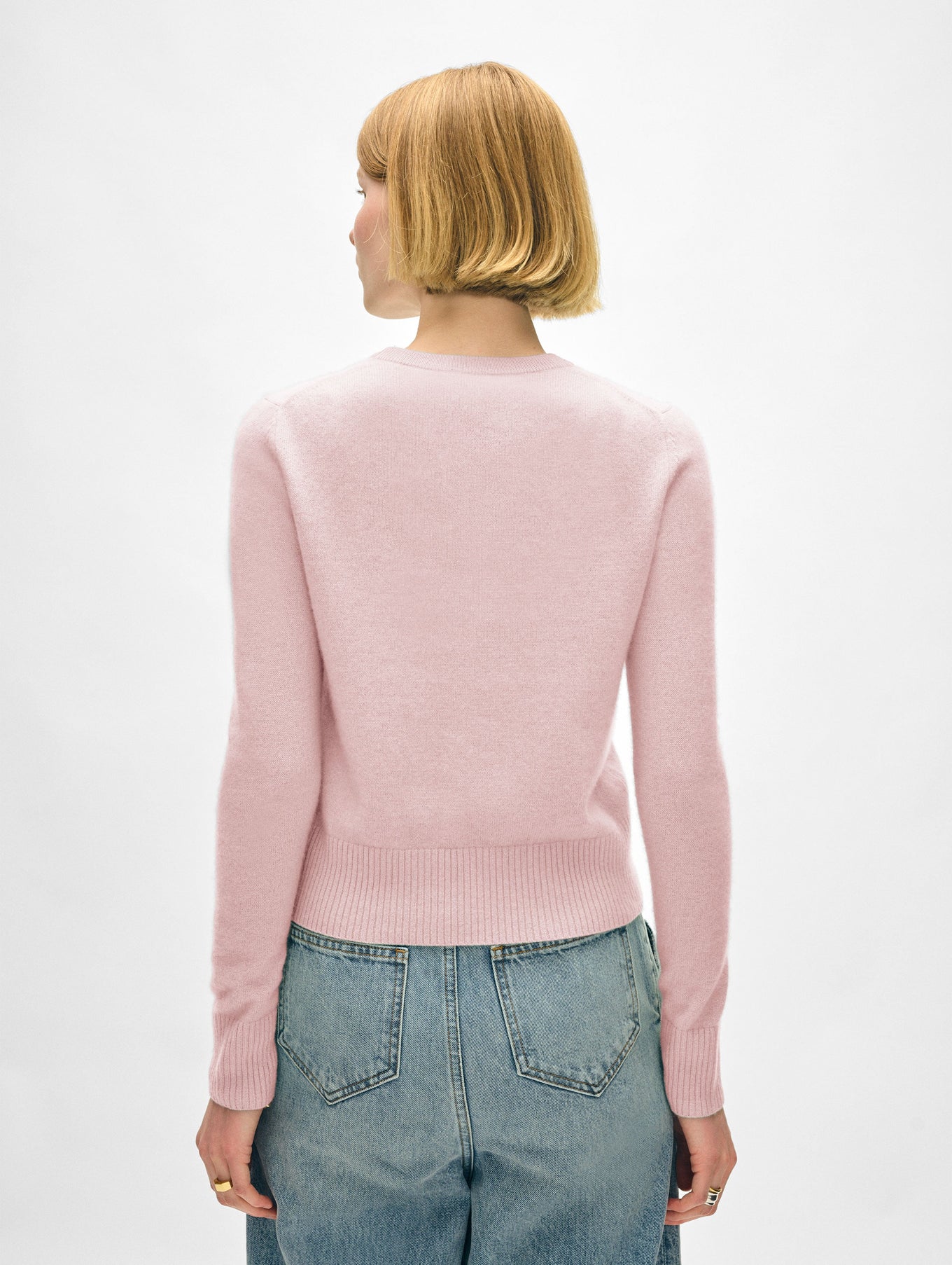 Cashmere Shrunken Crewneck