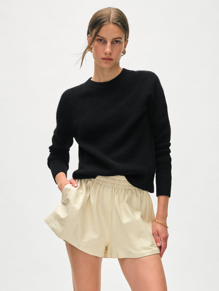 Cashmere Waffle Sweatshirt