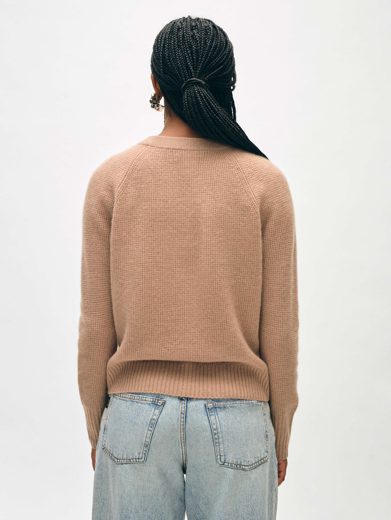 Cashmere Waffle Sweatshirt