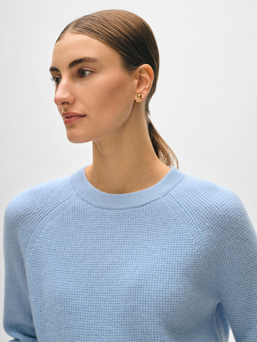 Cashmere Waffle Sweatshirt