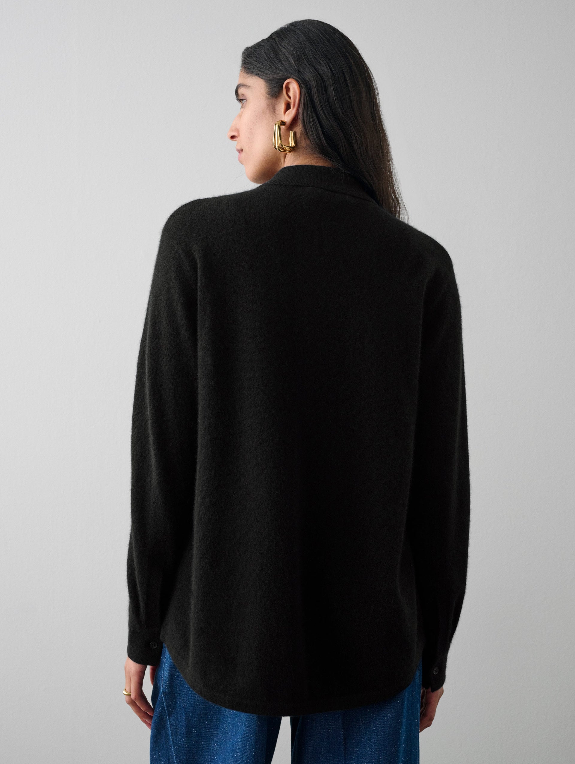 Cashmere button down on sale sweater