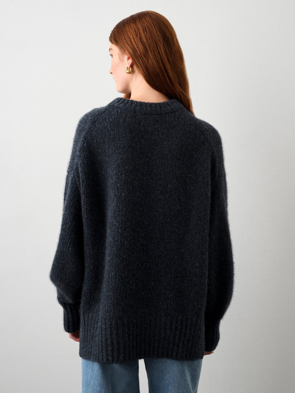everyone oversized speckled knit sweaterこちらの商品はeve