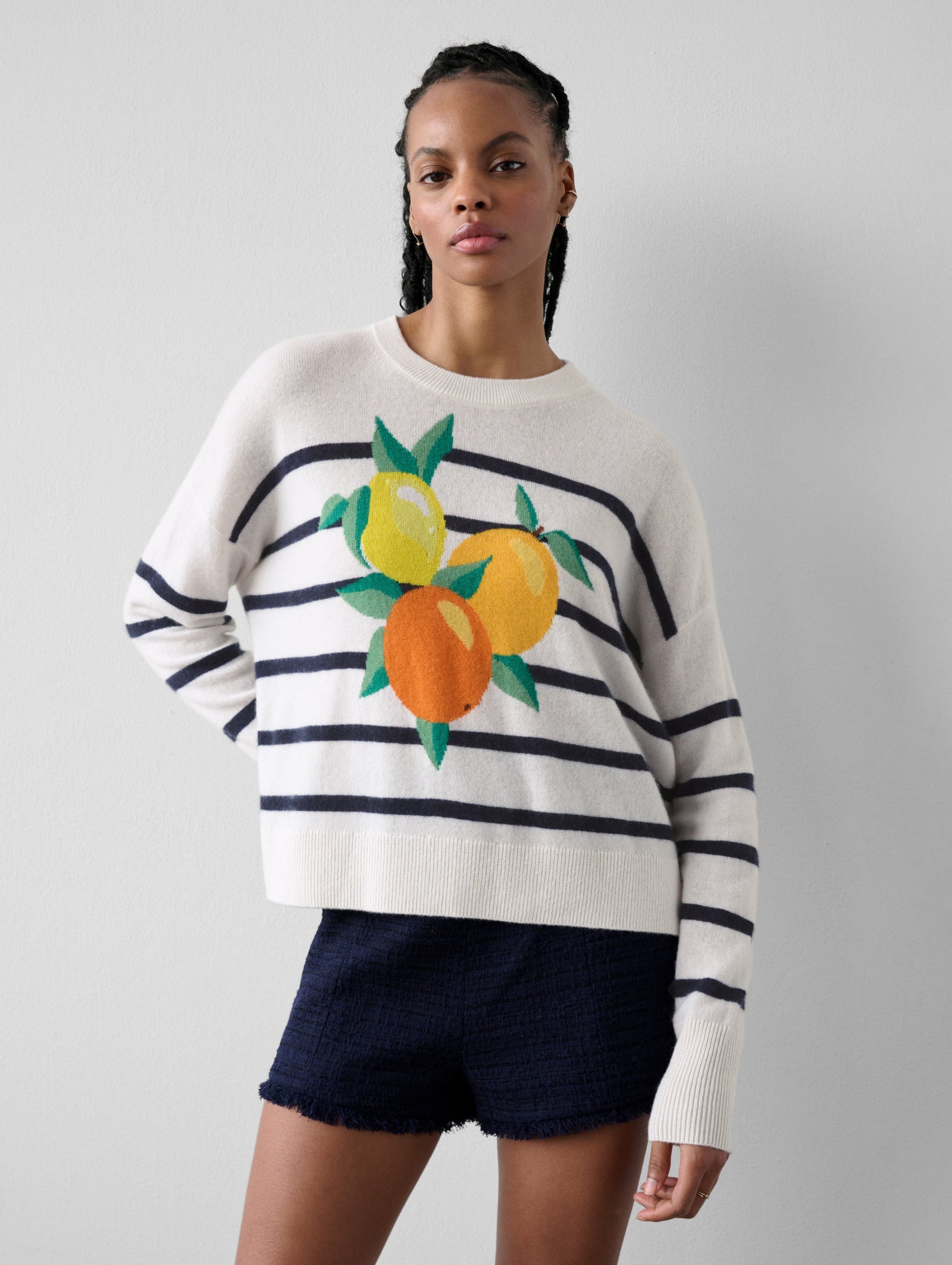 Thistle Intarsia Pullover - Ready-to-Wear