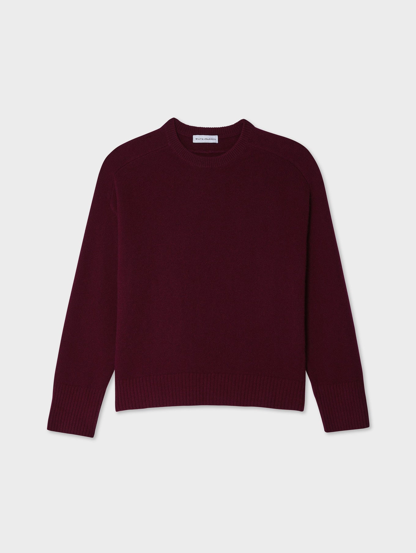 Cashmere Saddle Sleeve Crewneck