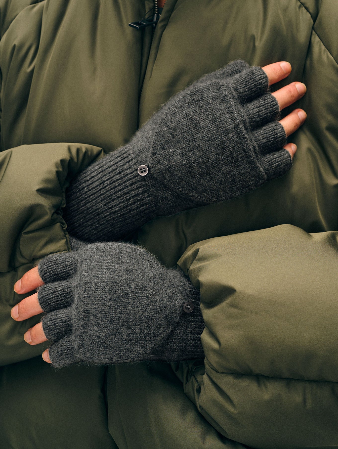 Cashmere Pop Top Glove