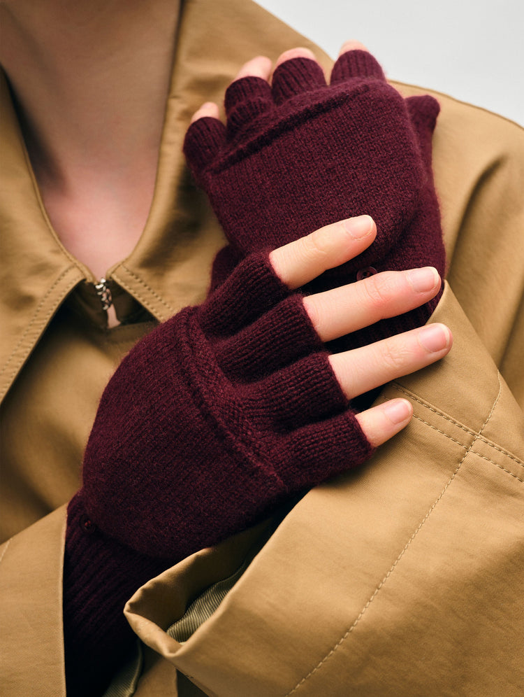 Cashmere Pop Top Glove