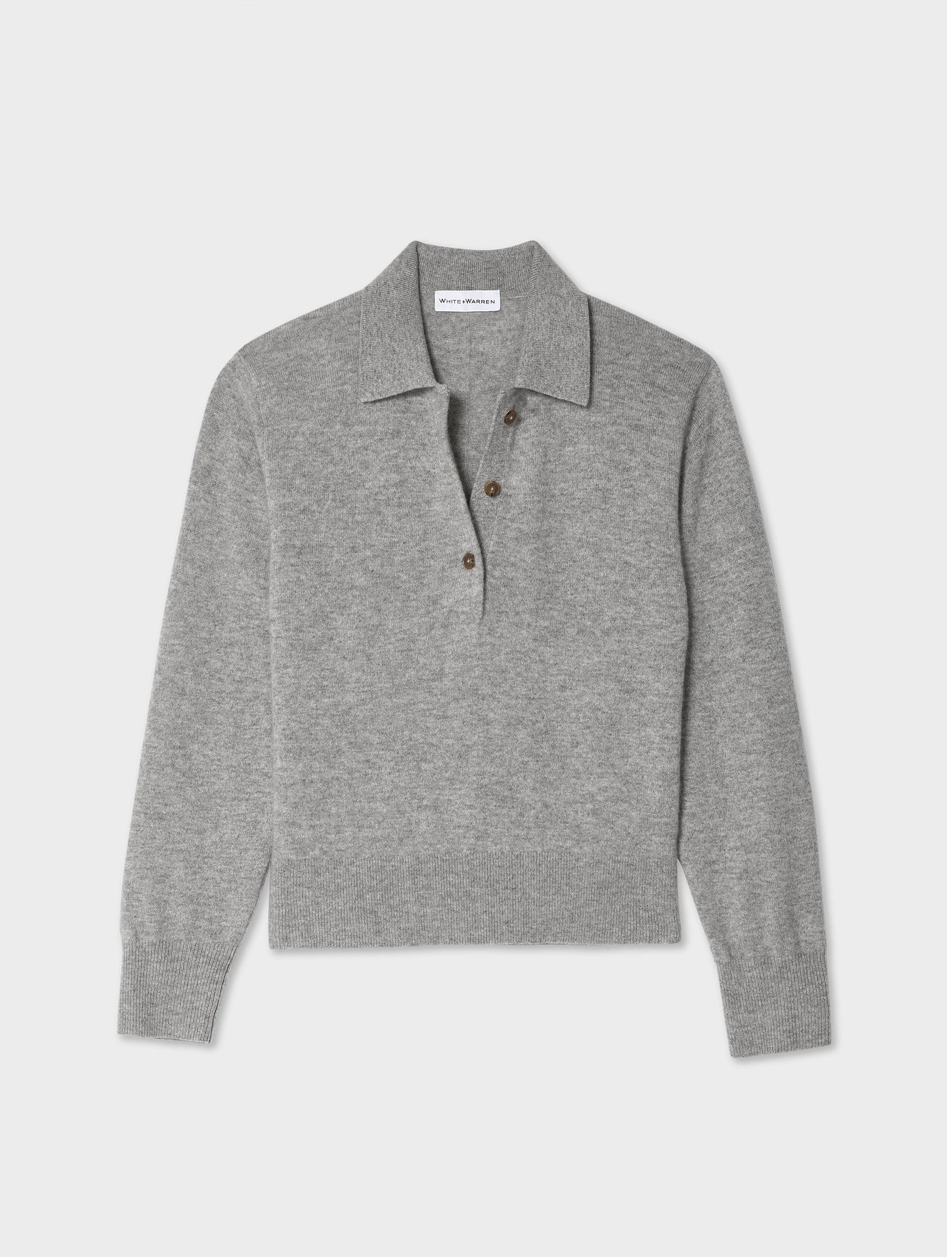 Cashmere Button Polo