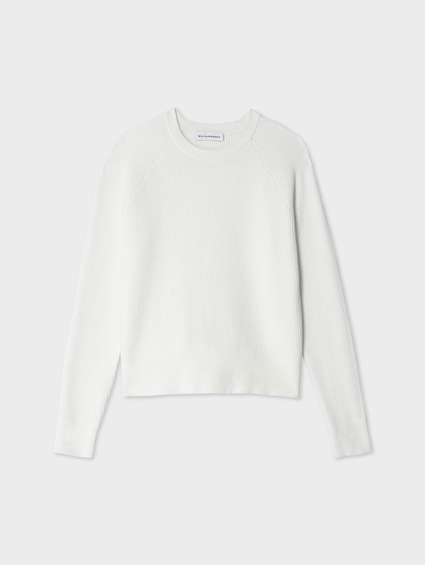 Cotton Linen Waffle Sweatshirt