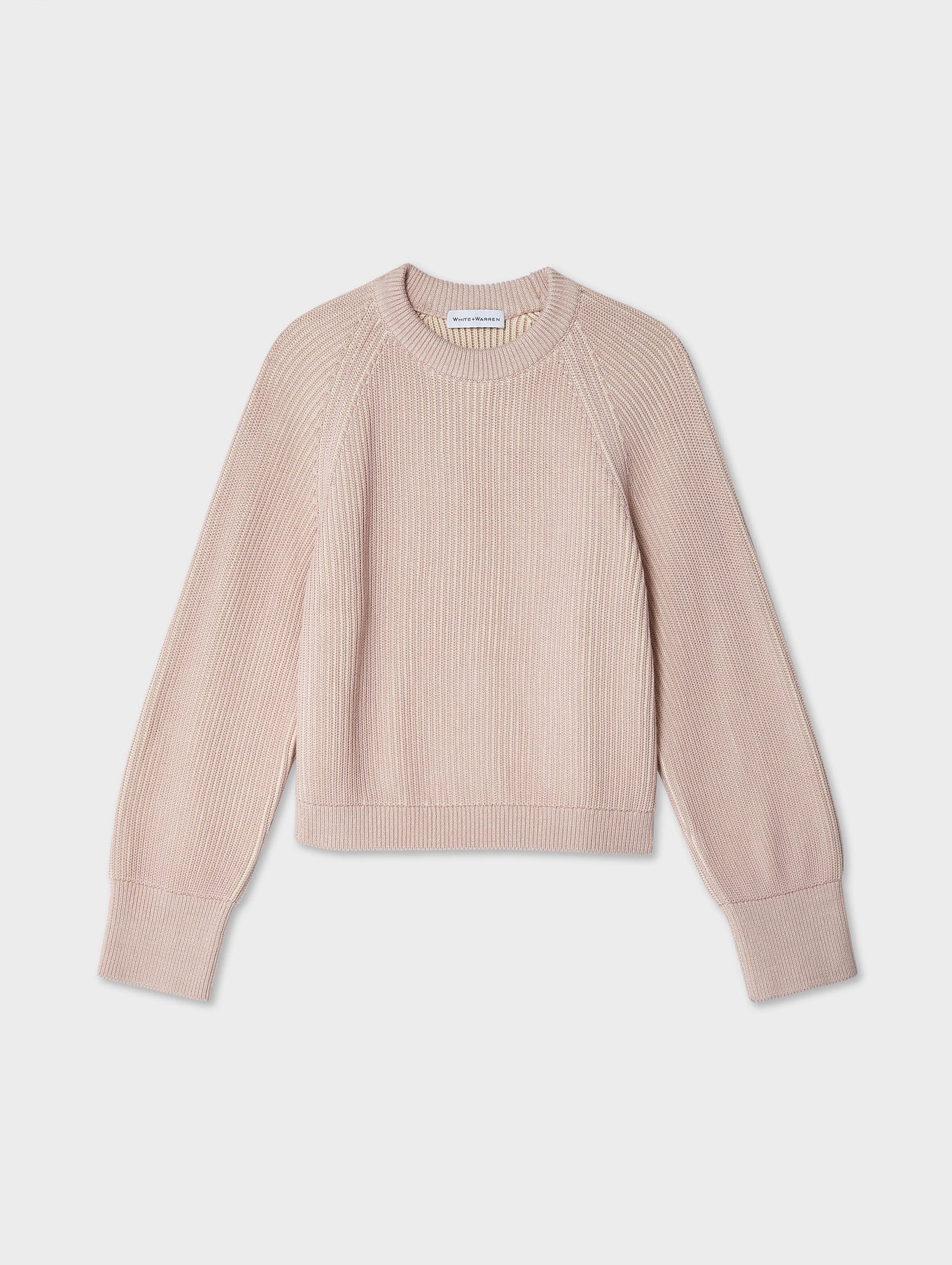 Organic Cotton Plaited Crewneck