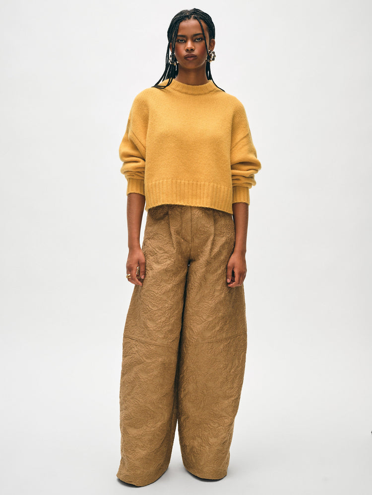 Cashmere Luxe Boxy Crewneck