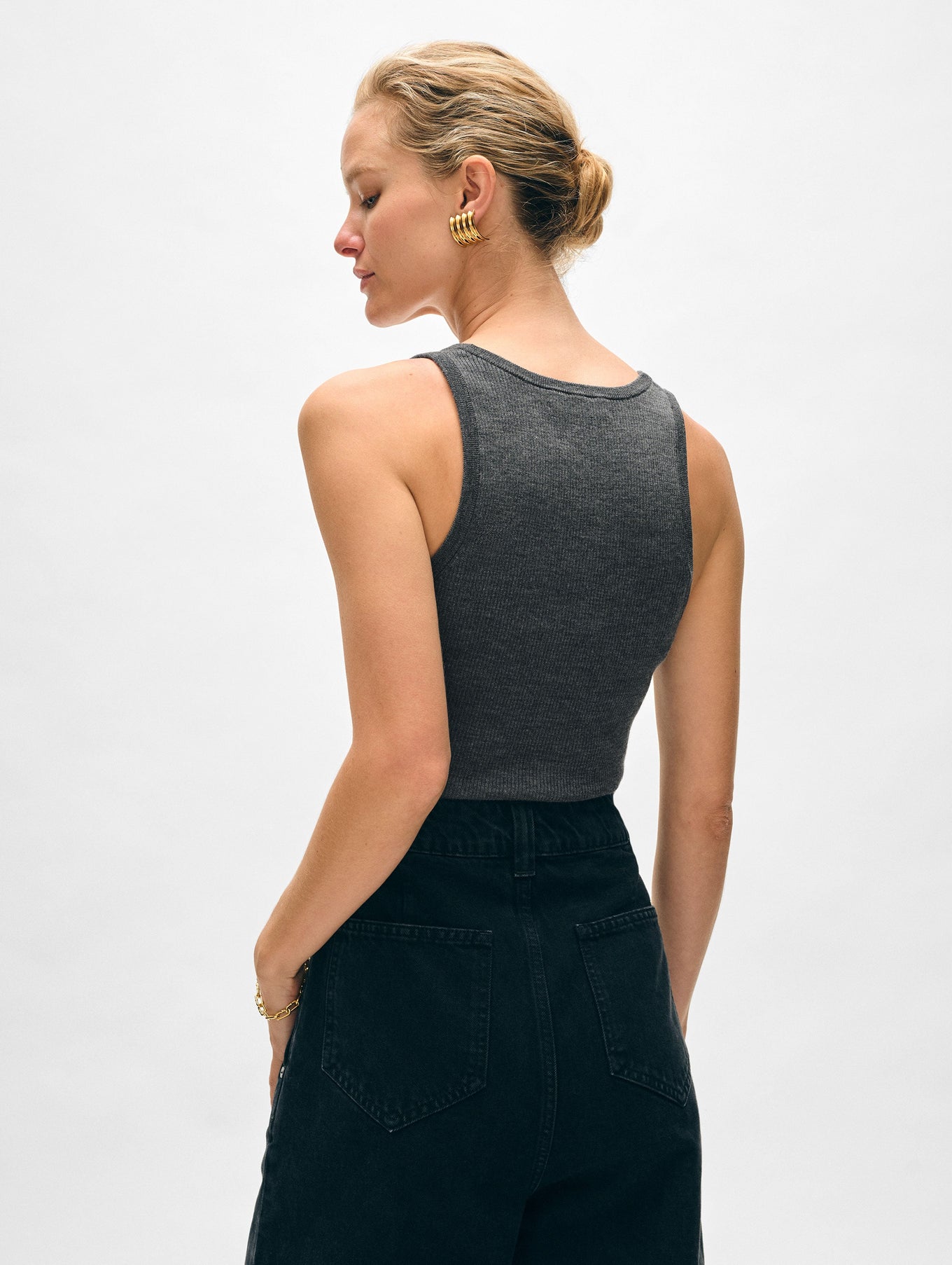 Superfine Merino Ribbed Tank