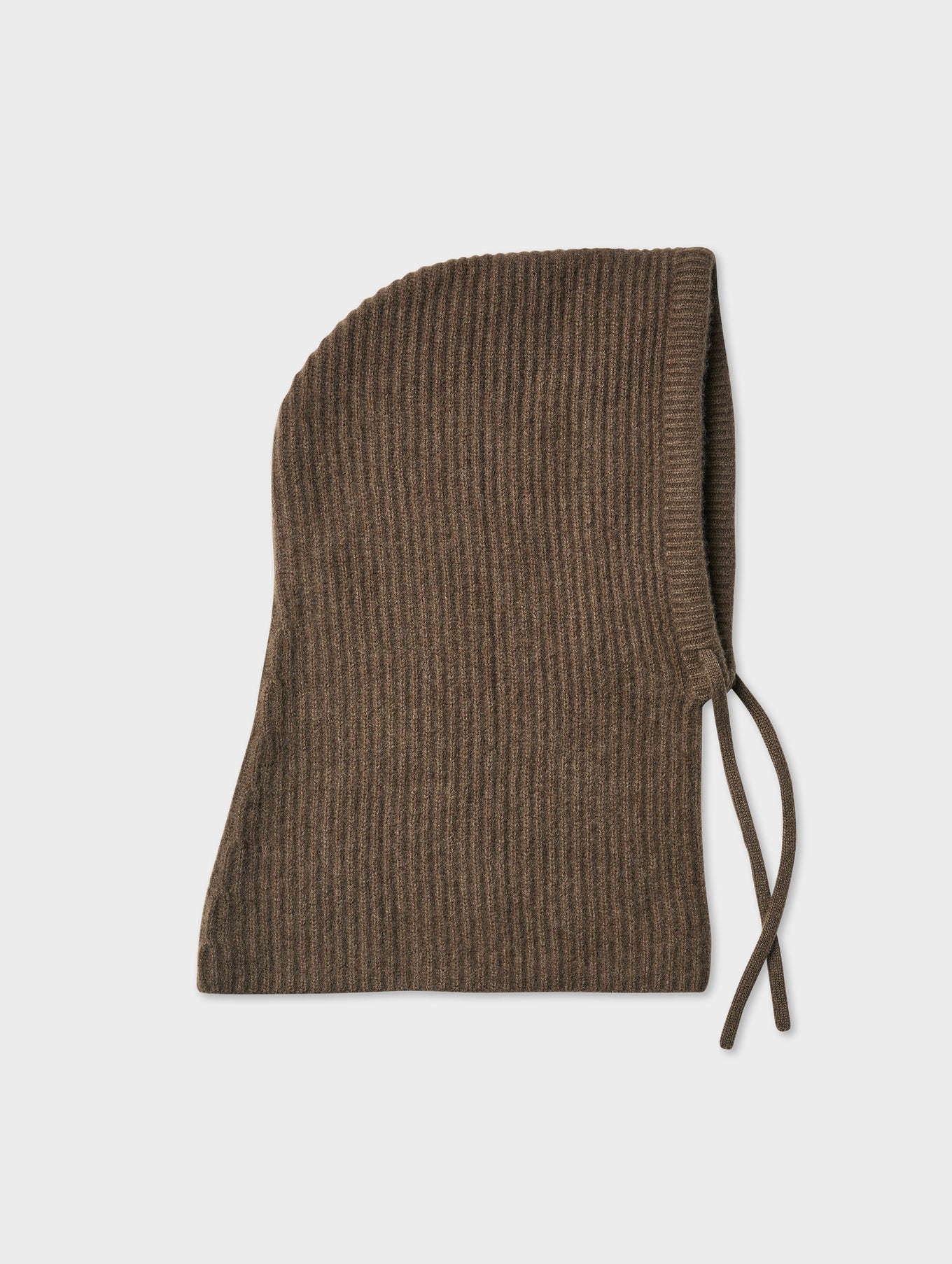 Cashmere Ribbed Balaclava