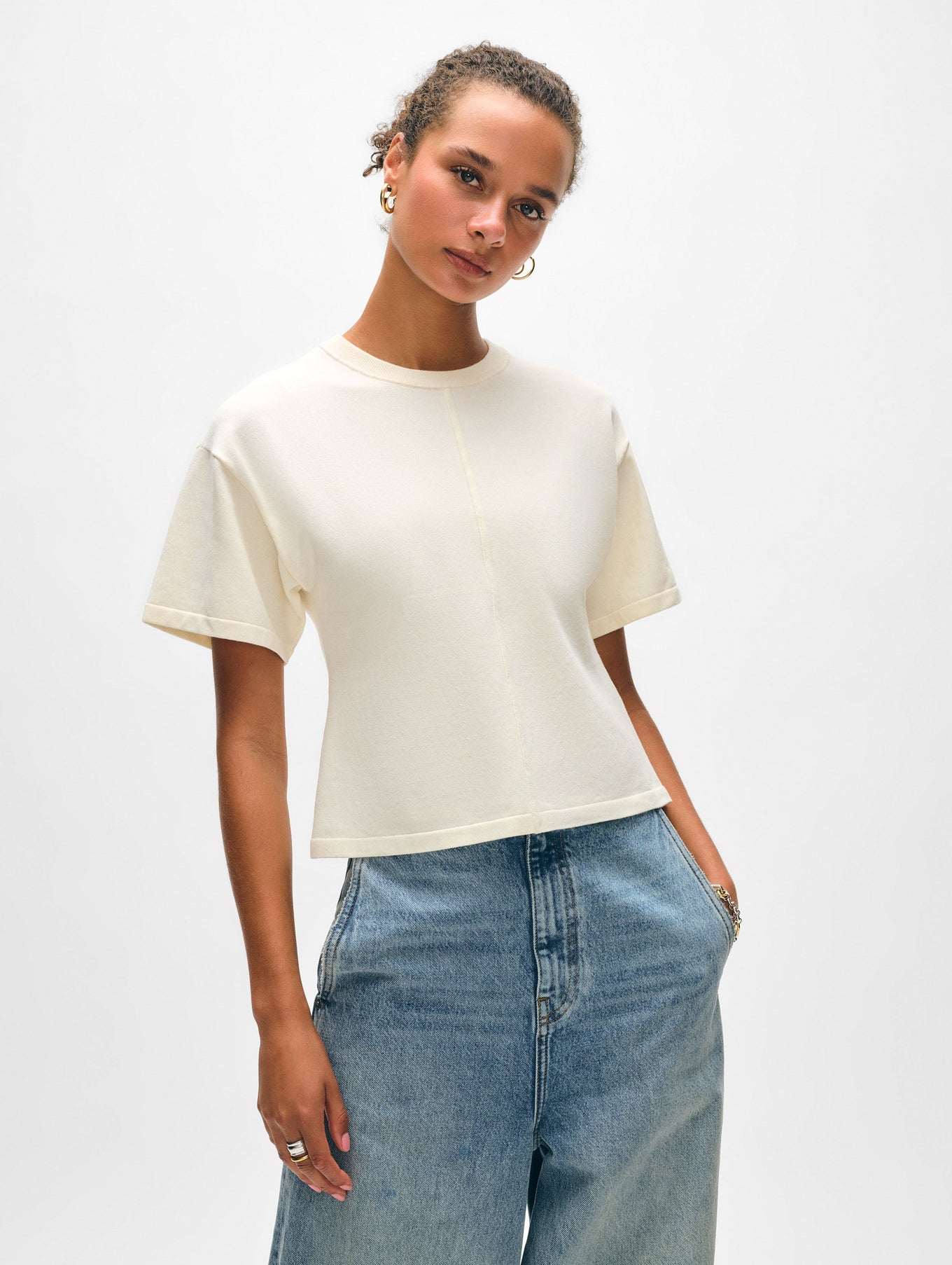 Superfine Organic Cotton Waisted Shirt