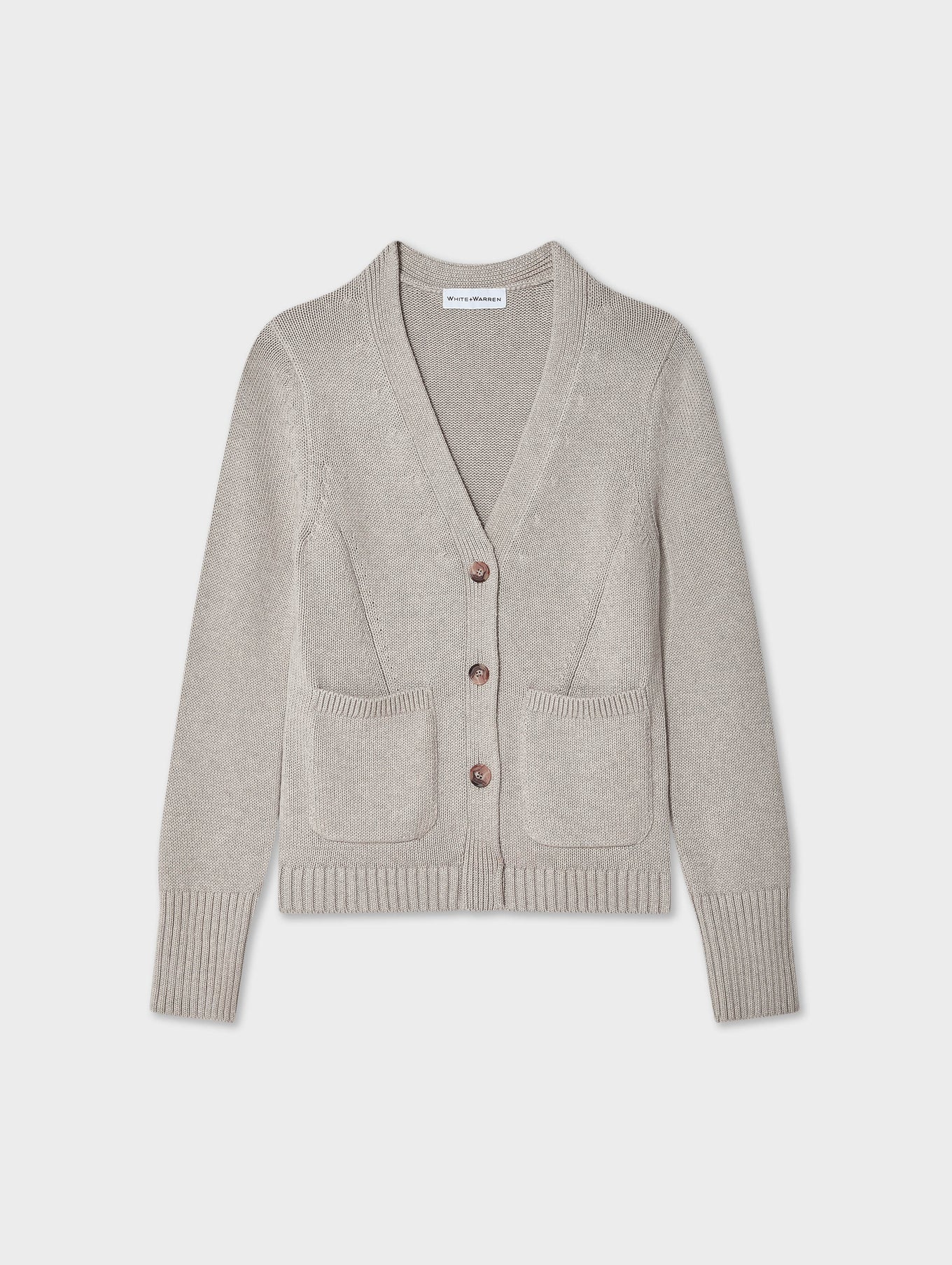 Organic Cotton Waisted Cardigan