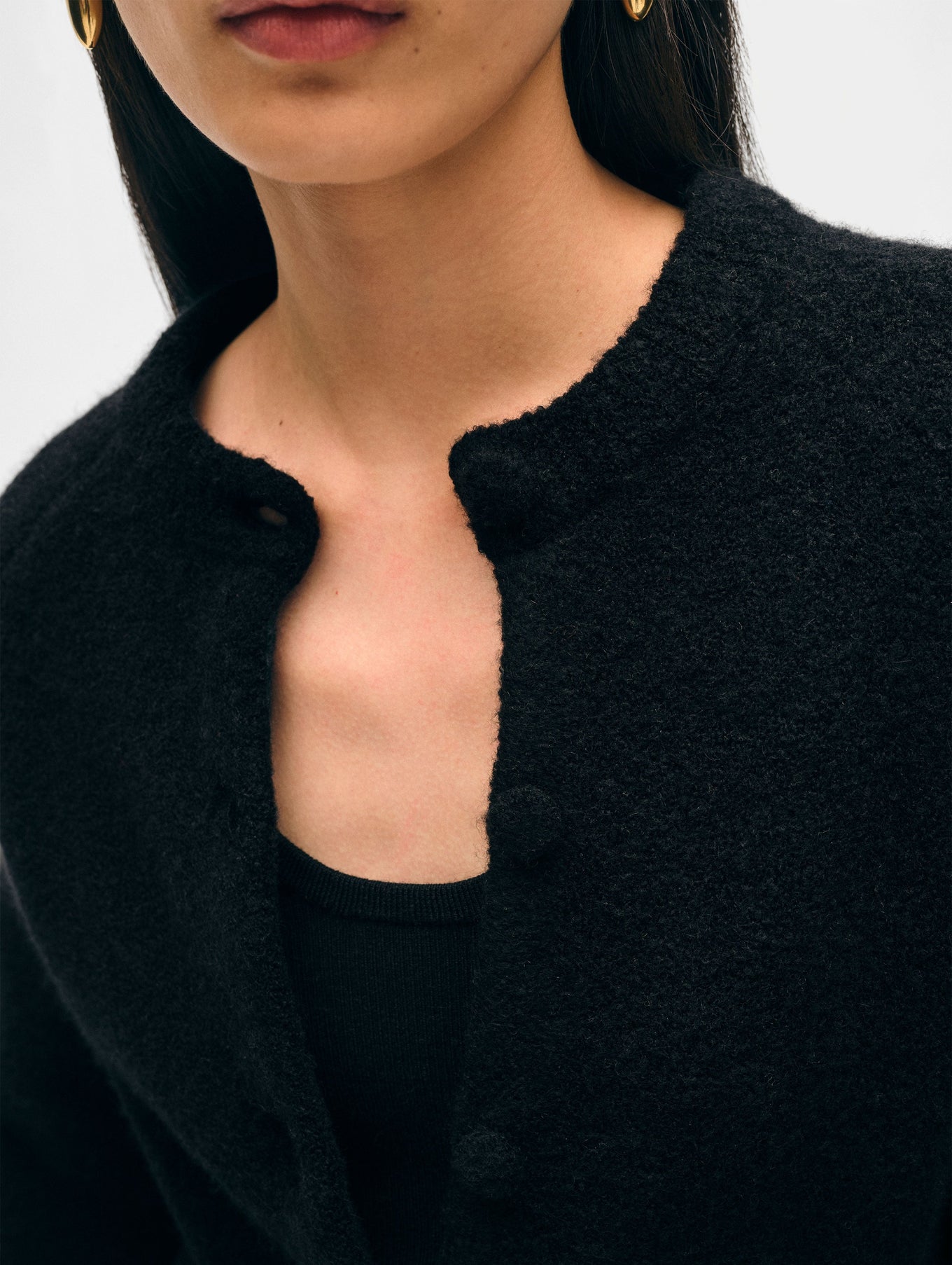 Merino Cashmere Boucle Jacket