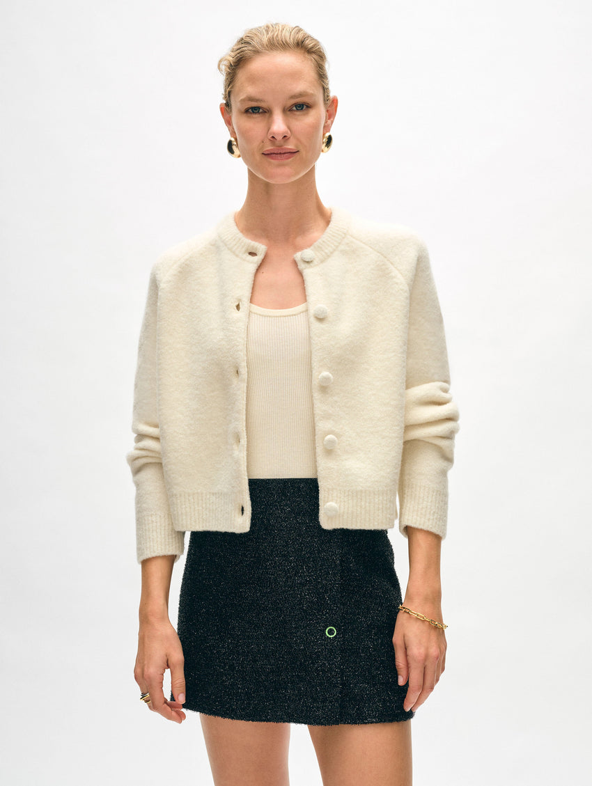 Merino Cashmere Boucle Jacket