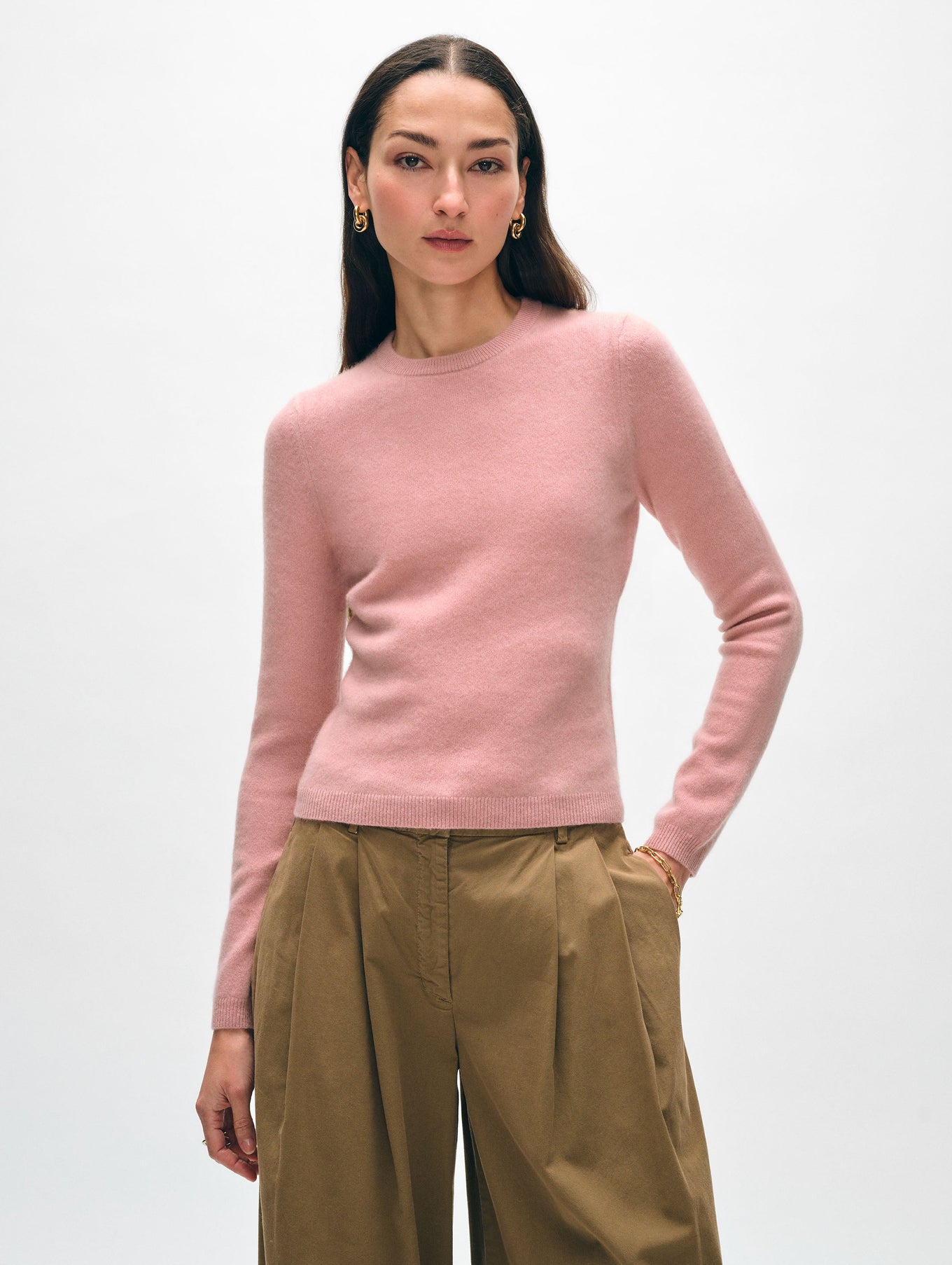 Cashmere Slim Crewneck