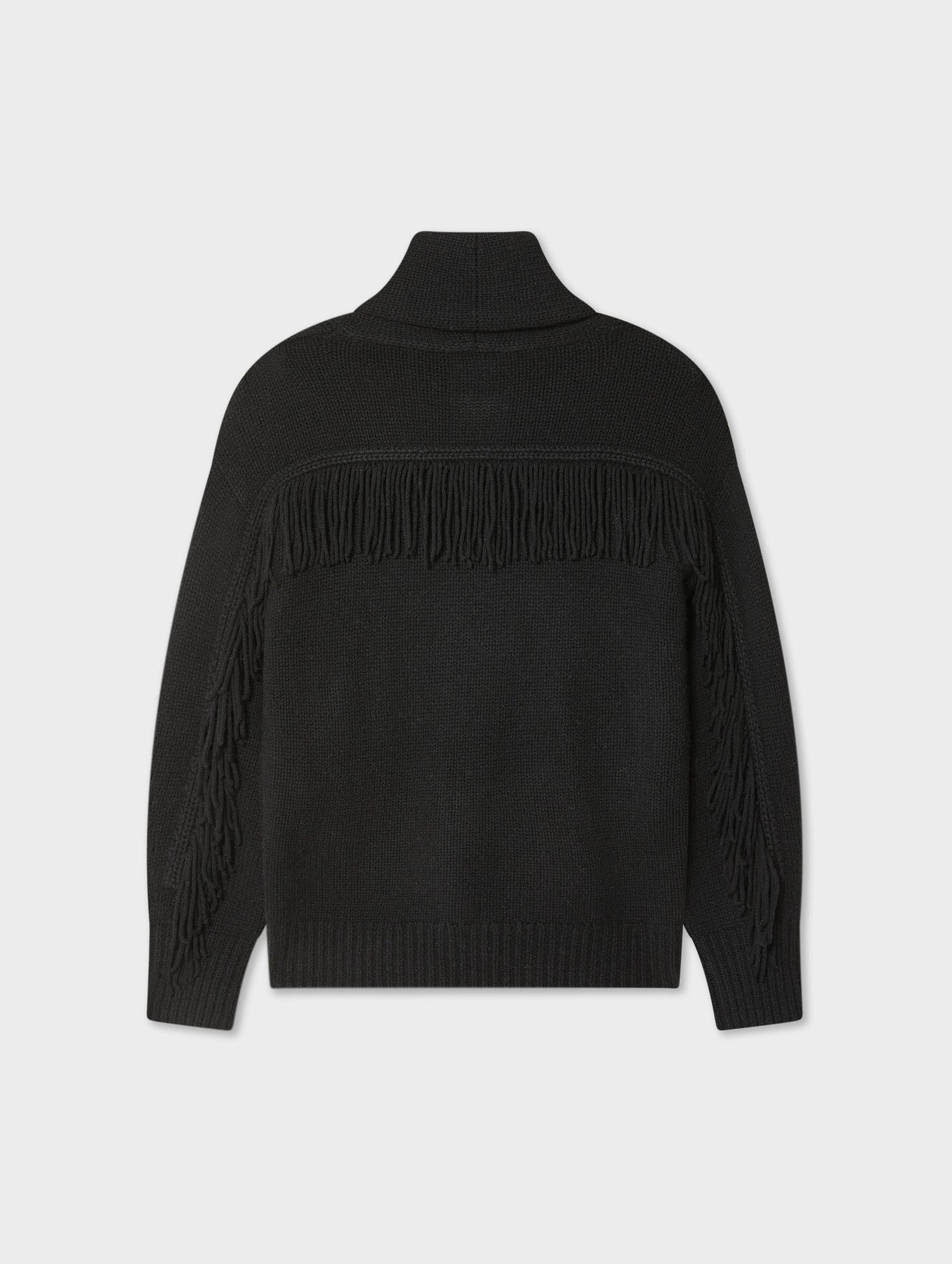 Cashmere Blend Luxe Fringe Coatigan